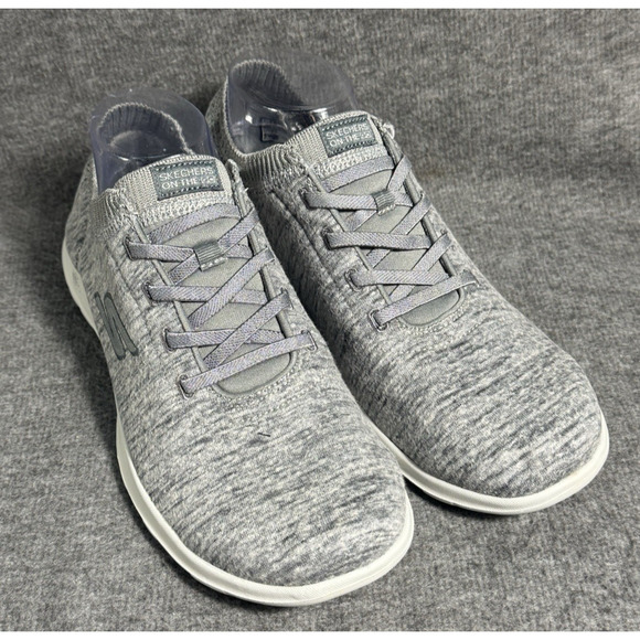 Skechers On The Go Athletic Sneakers Shoes Slip On Gray - Women's Size 10 - Picture 7 of 8